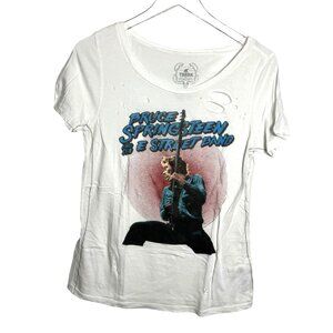 Bruce Springsteen Trunk Ltd limited edition white t-shirt womens size Medium USA
